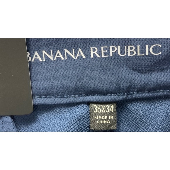 Banana Republic Men's Blue Flat Front Dress Pants 36x34 NWT Work Office Casual - Picture 4 of 8